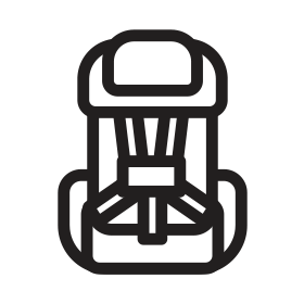 Car seat icon